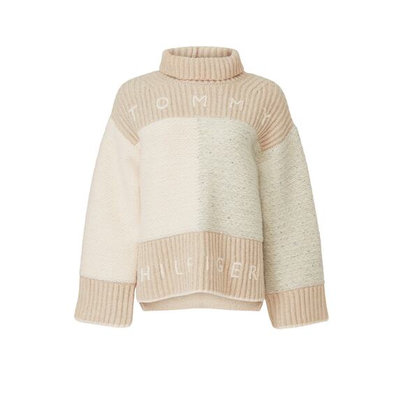 Tommy Hilfiger Flag Funnel Neck Sweater - Picture 1 of 7